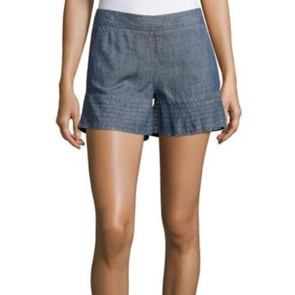 TRINA TURK / Rosamunda Linen Blend Shorts - Picture 11 of 12